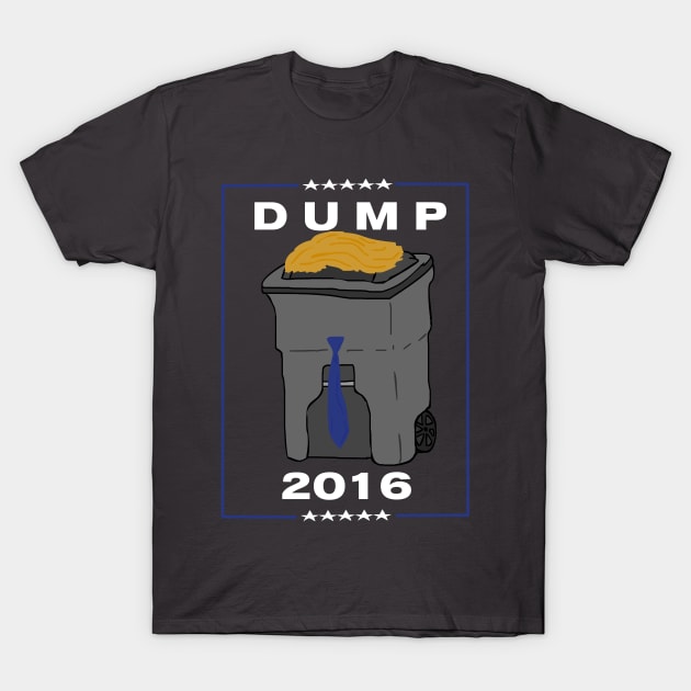 DUMP FOR PRESIDENT (Blue) T-Shirt by Cowzai